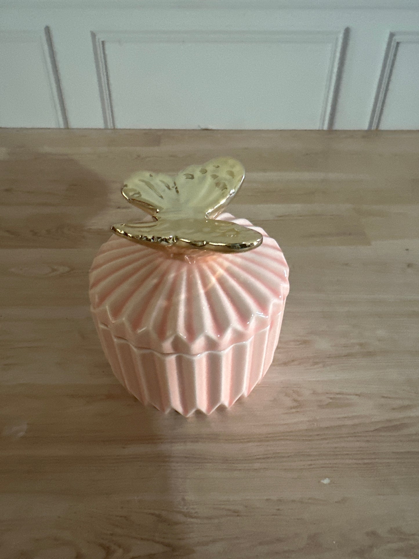 Velita mariposa 4 oz (color rosa)