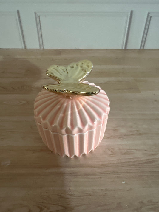 Velita mariposa 4 oz (color rosa)