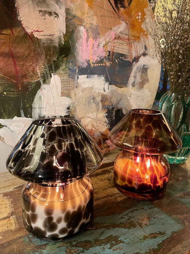 Candle Lamp -negra(Mushroom) - 20 onzas