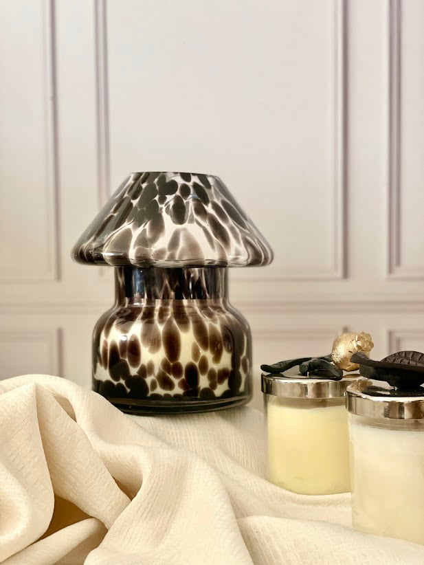 Candle Lamp -negra(Mushroom) - 20 onzas
