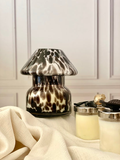 Candle Lamp -negra(Mushroom) - 20 onzas