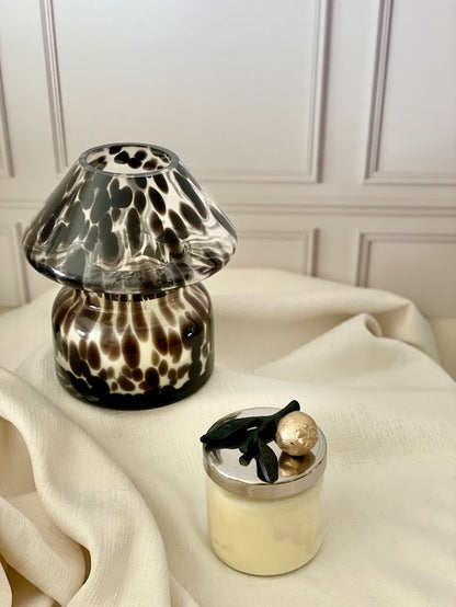 Candle Lamp -negra(Mushroom) - 20 onzas